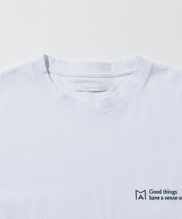 BASIC標誌刺繡T恤 / 單點刺繡短袖T恤