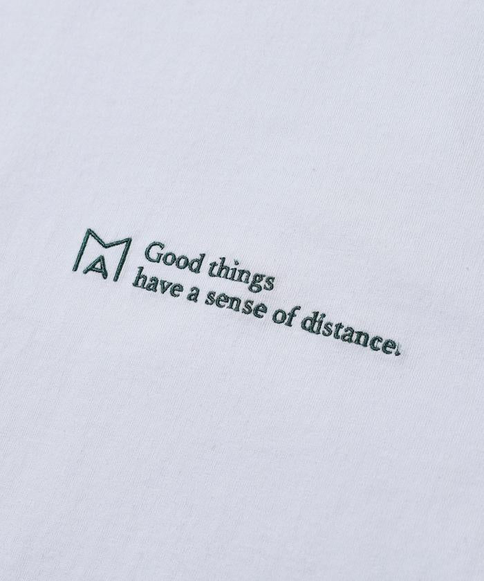 BASIC標誌刺繡T恤 / 單點刺繡短袖T恤