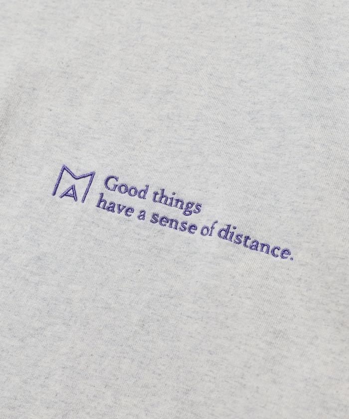 BASIC標誌刺繡T恤 / 單點刺繡短袖T恤