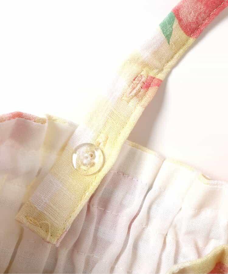 可當作連衣裙穿著! 桃色和格子花紋浴衣