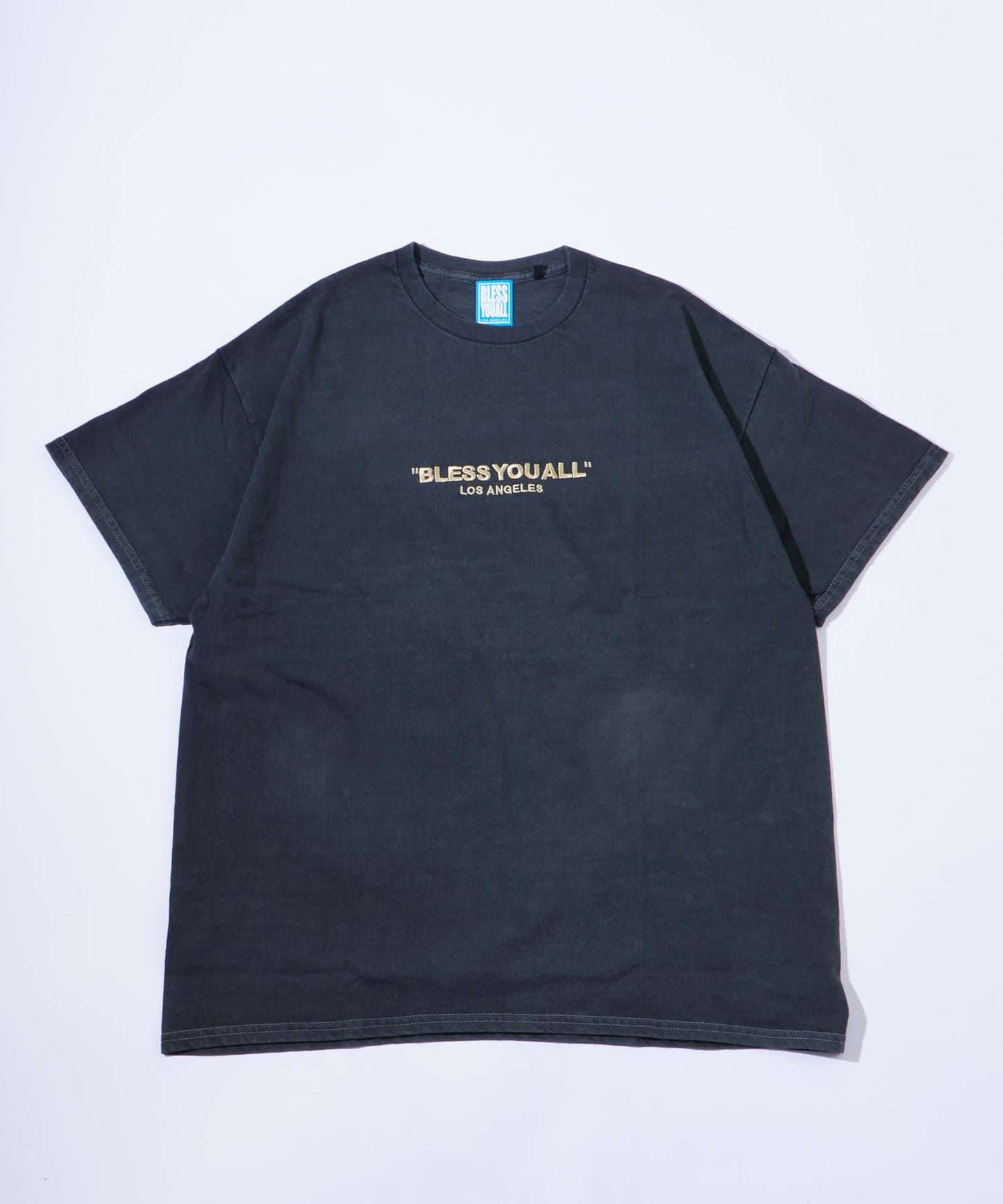 /2尺寸【BLESSYOU/佈雷斯優】顏料刺繡logo T恤