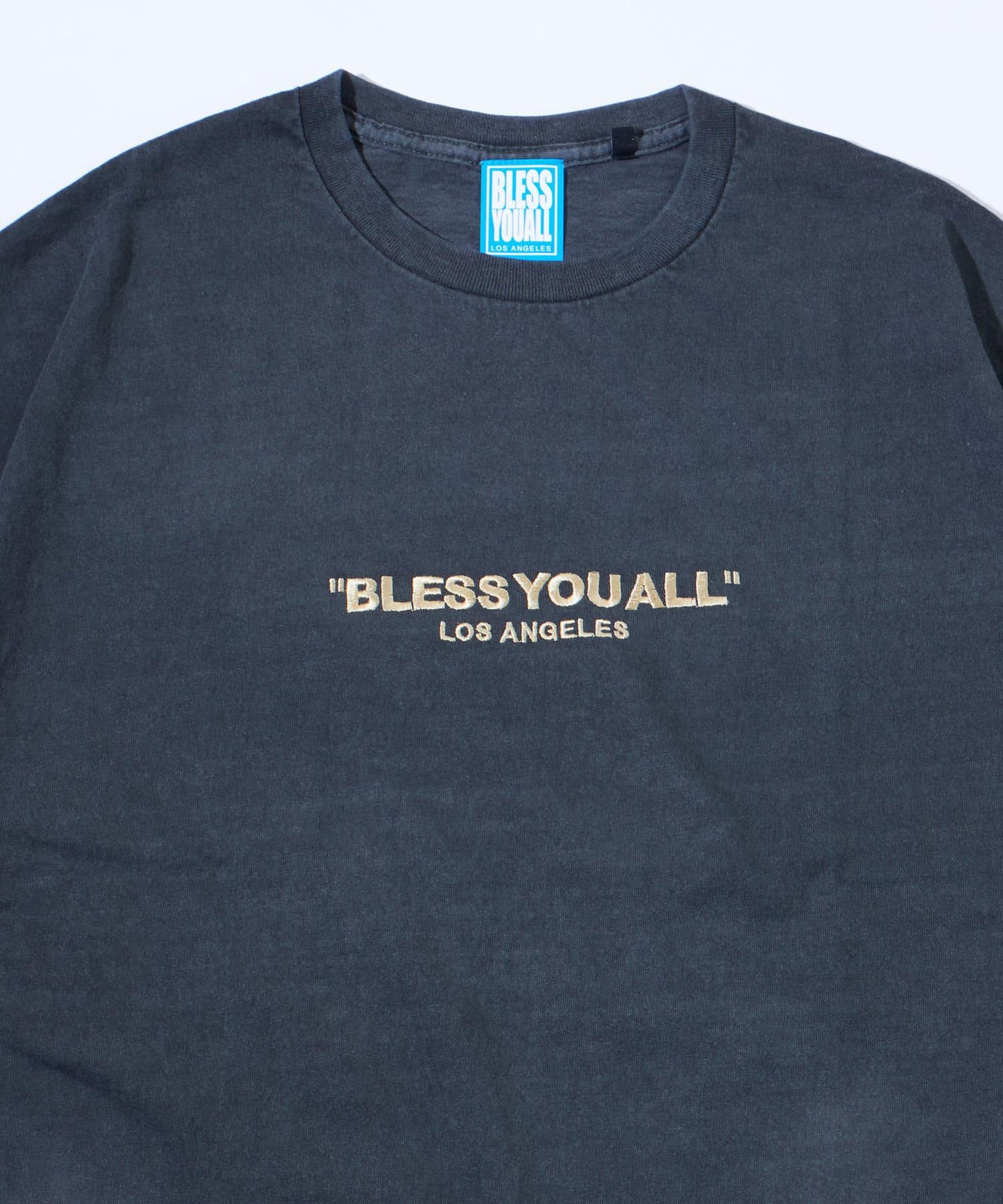 /2尺寸【BLESSYOU/佈雷斯優】顏料刺繡logo T恤