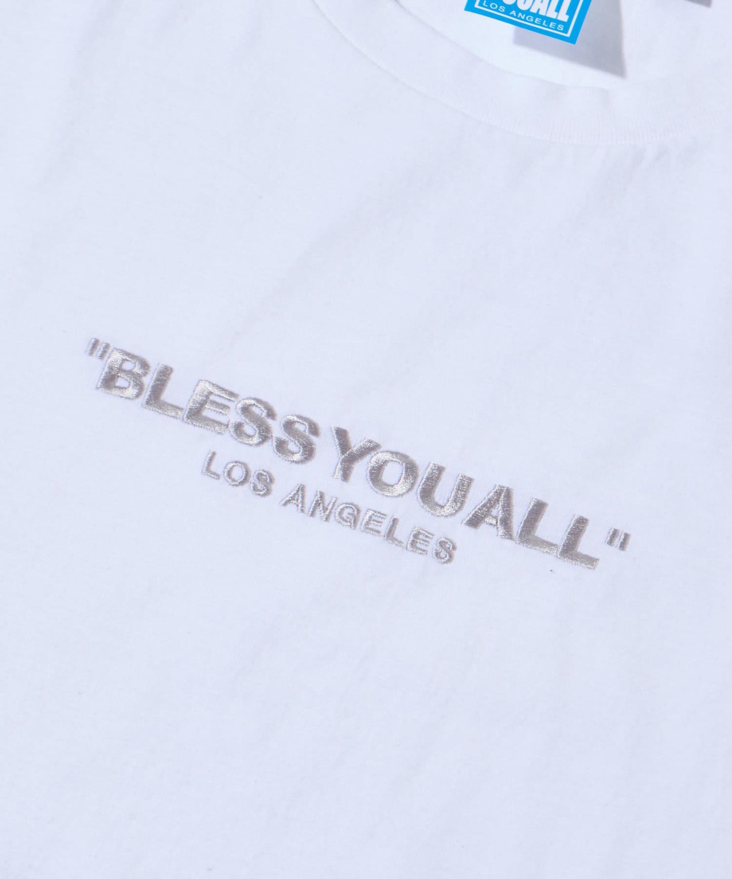 /2尺寸【BLESSYOU/佈雷斯優】顏料刺繡logo T恤