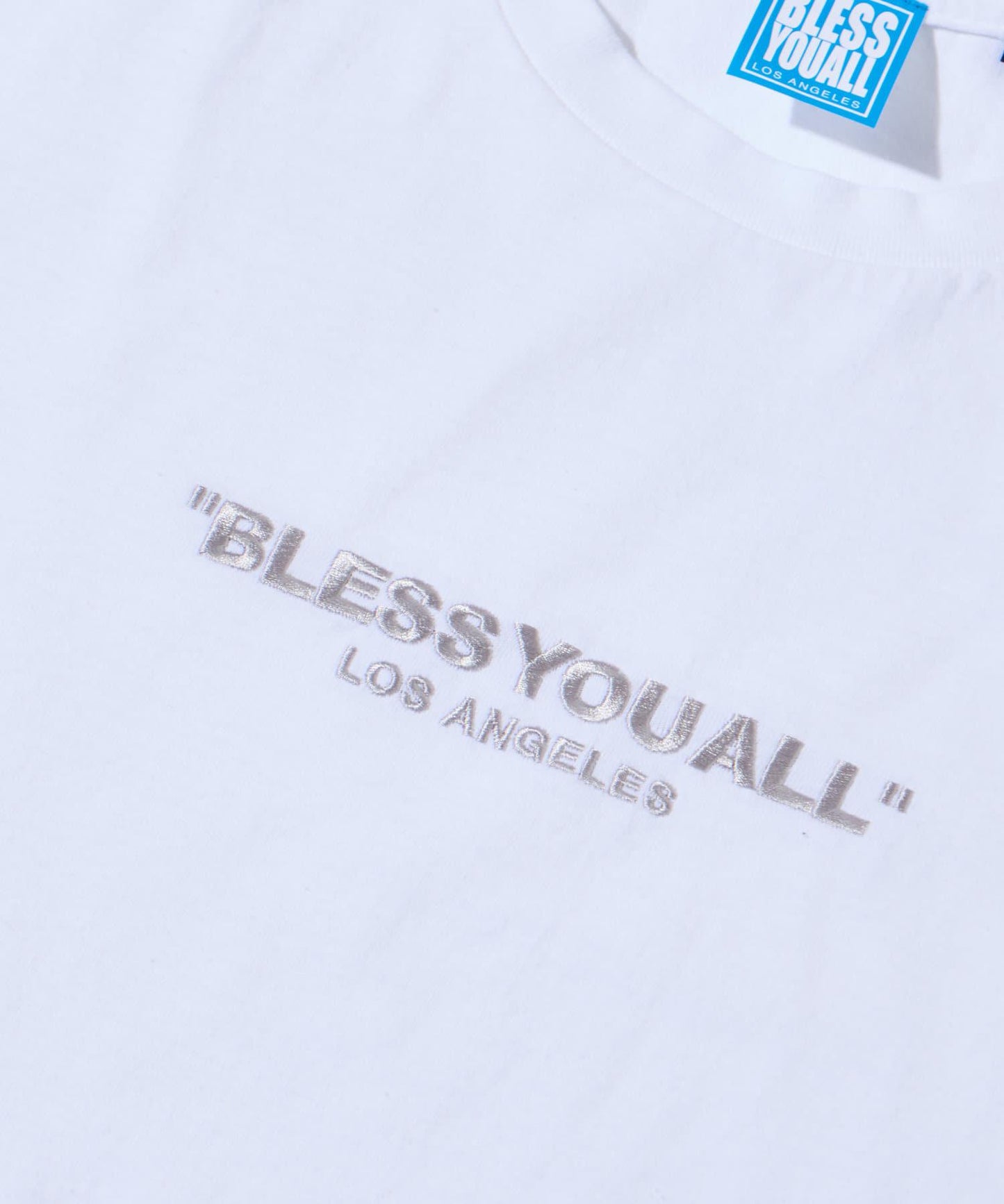 /2尺寸【BLESSYOU/佈雷斯優】顏料刺繡logo T恤