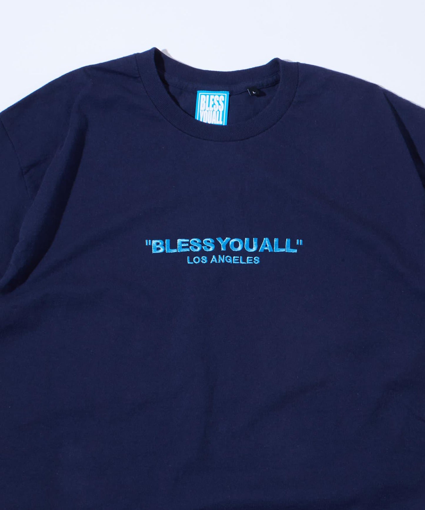 /2尺寸【BLESSYOU/佈雷斯優】顏料刺繡logo T恤