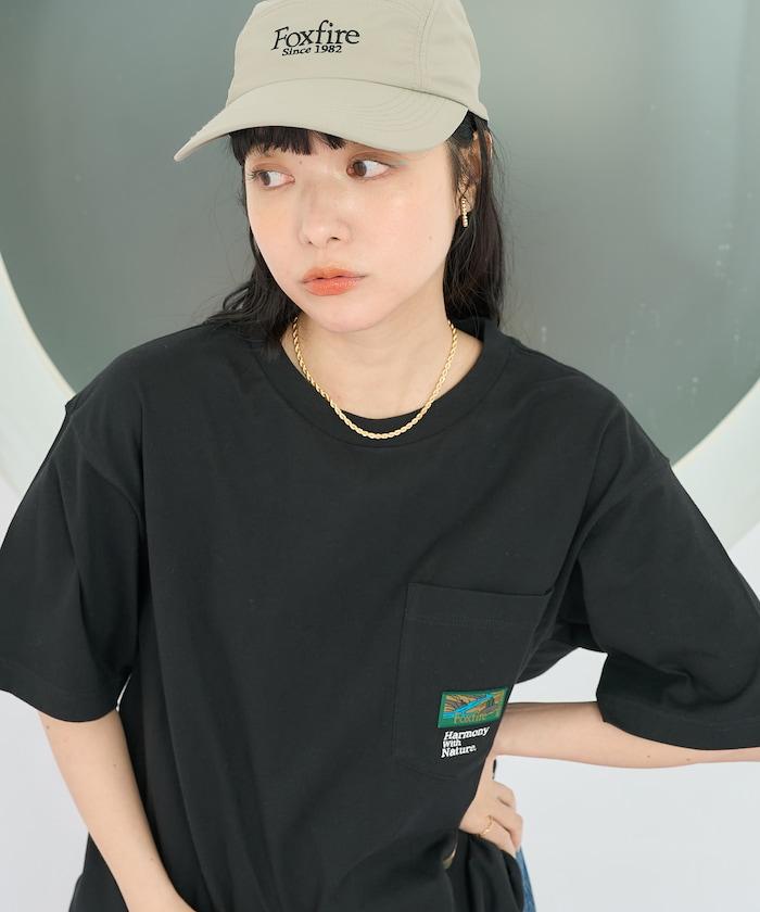 聯名下襬織帶口袋T恤