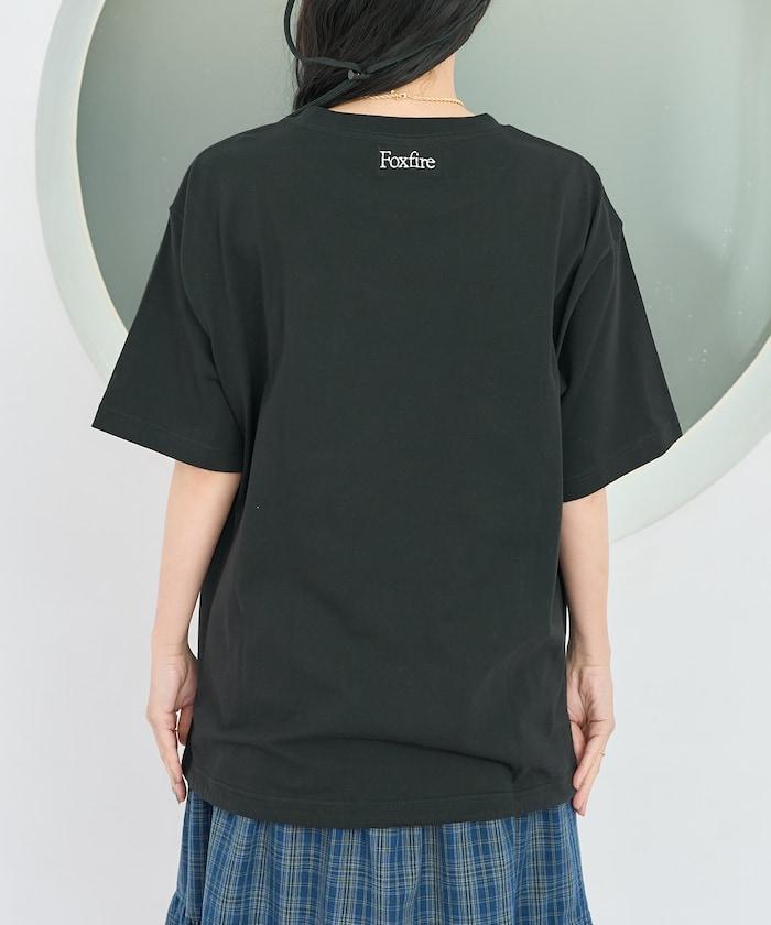 聯名下襬織帶口袋T恤