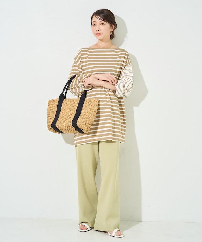 夏季針織寬鬆褲