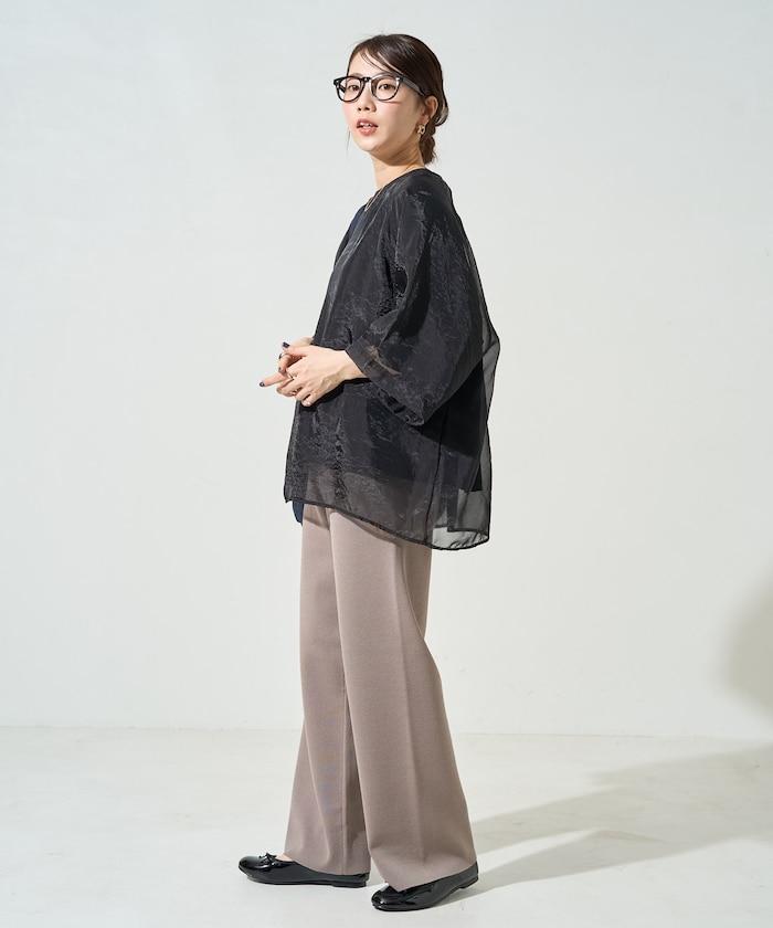 夏季針織寬鬆褲