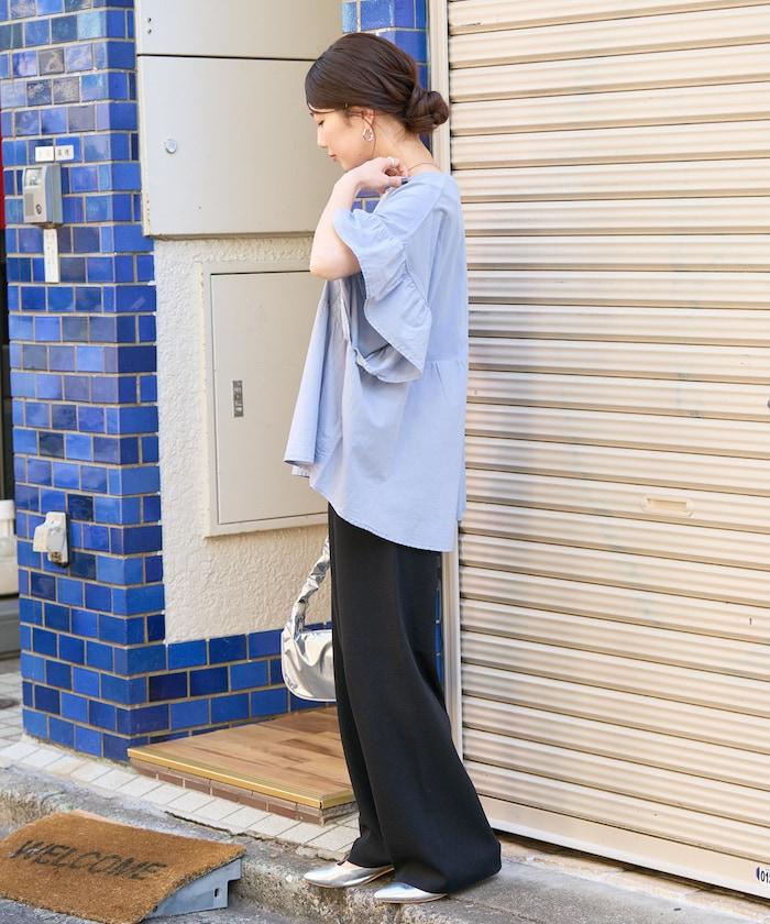 夏季針織寬鬆褲