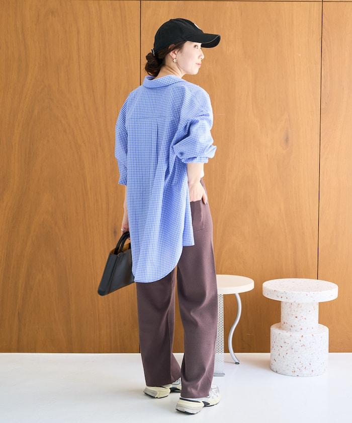 夏季針織寬鬆褲