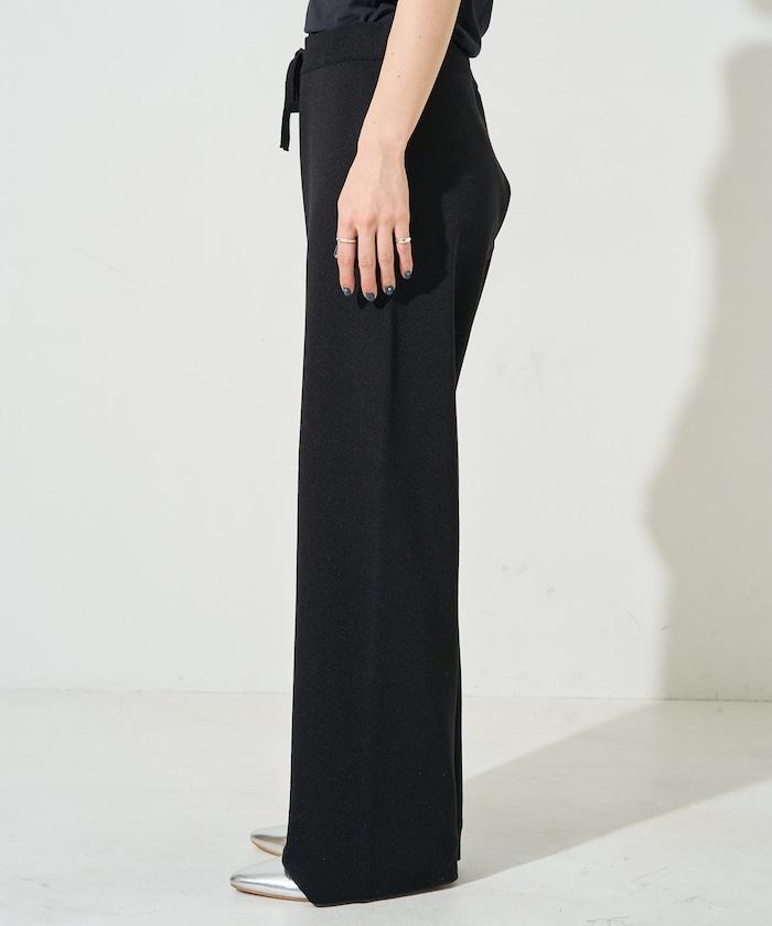 夏季針織寬鬆褲