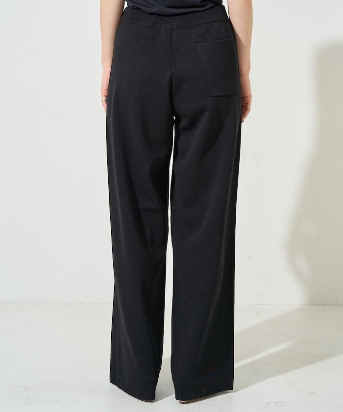 夏季針織寬鬆褲