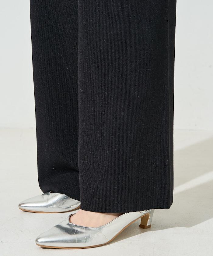 夏季針織寬鬆褲