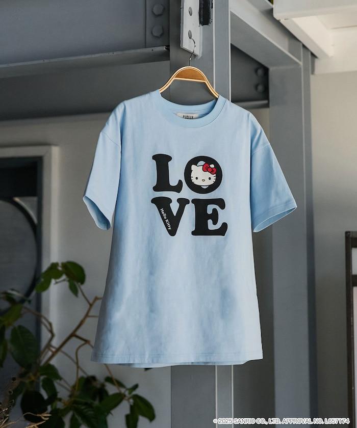 "HELLO KITTY/《Hello Kitty》" LOVE Logo T恤