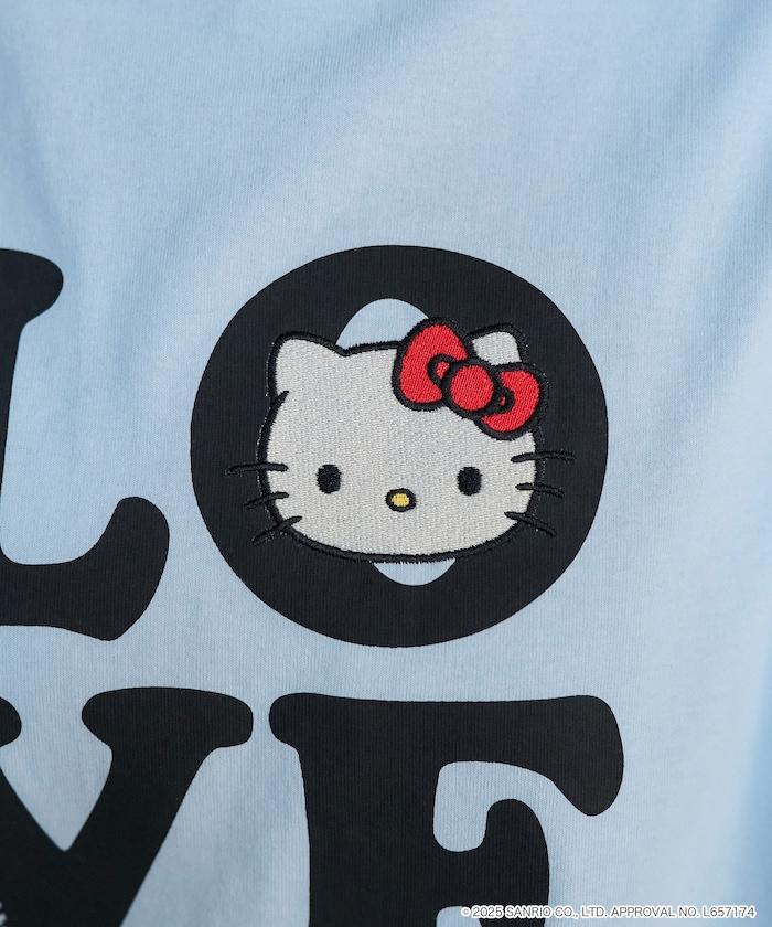 "HELLO KITTY/《Hello Kitty》" LOVE Logo T恤