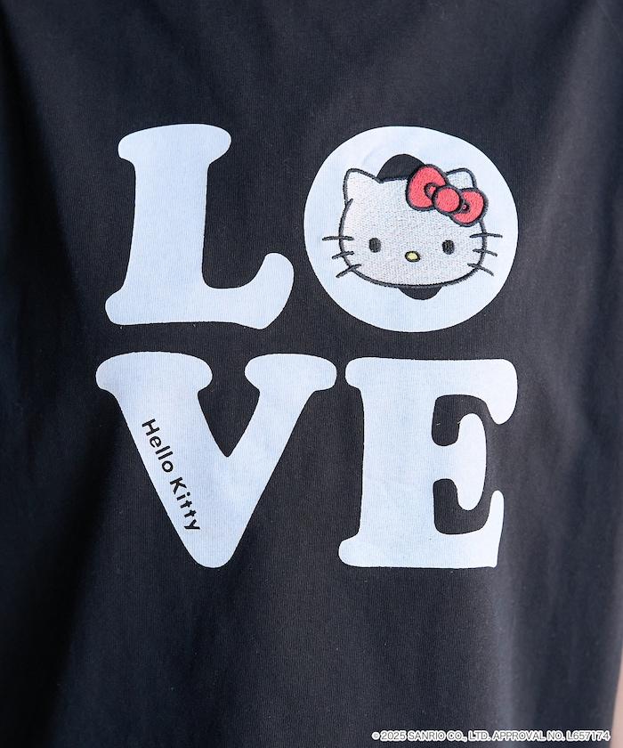 "HELLO KITTY/《Hello Kitty》" LOVE Logo T恤