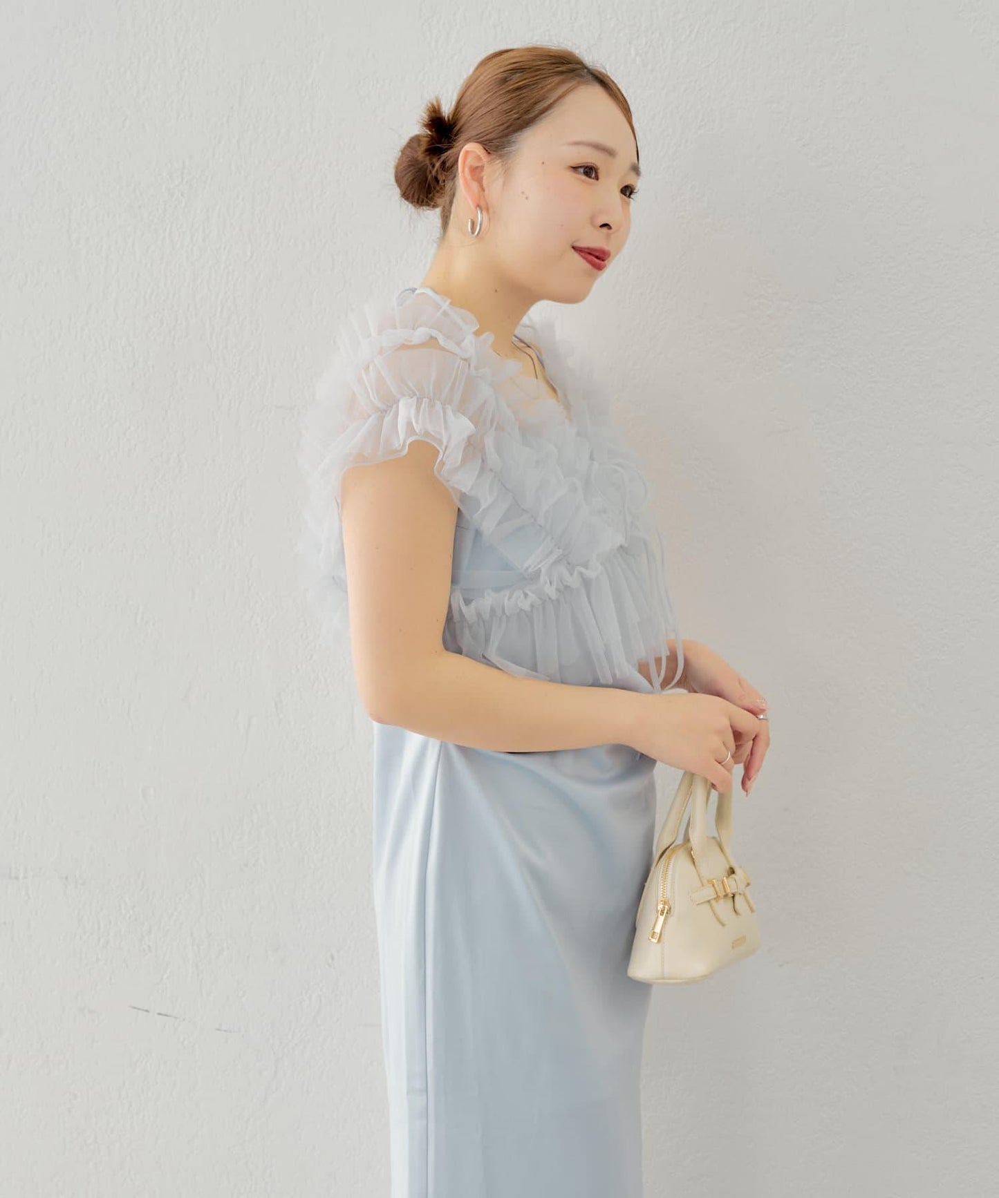 【SALON by Chico】蕾絲背心+吊帶連衣裙套裝