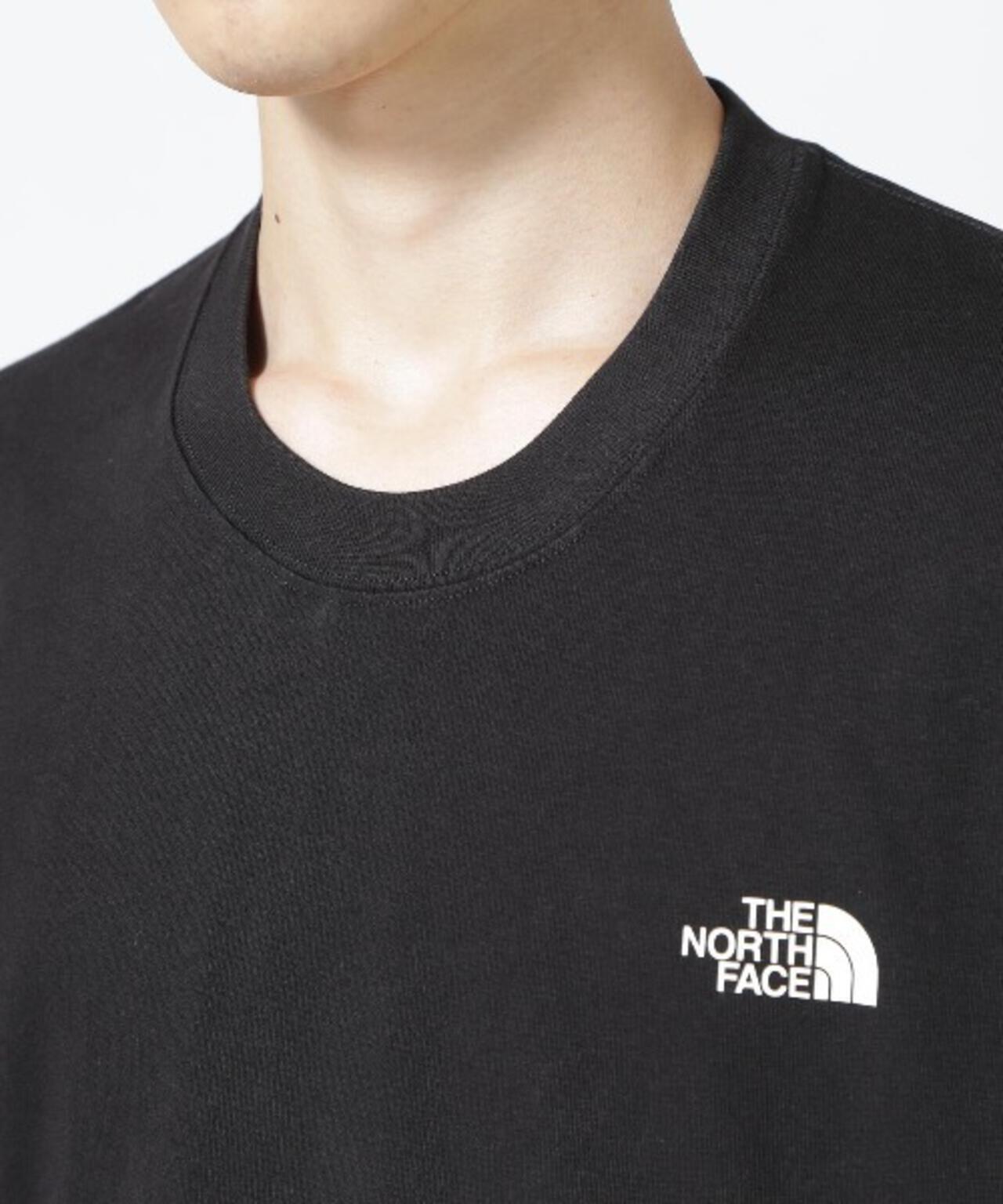 THE NORTH FACE/北面長袖方塊logoT恤