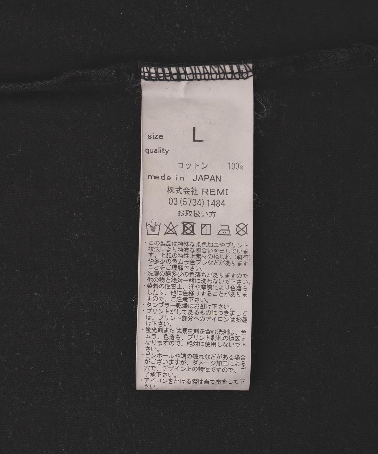 REMI RELIEF 聯名20/-天竺短袖T恤(美國海軍)塗飾款