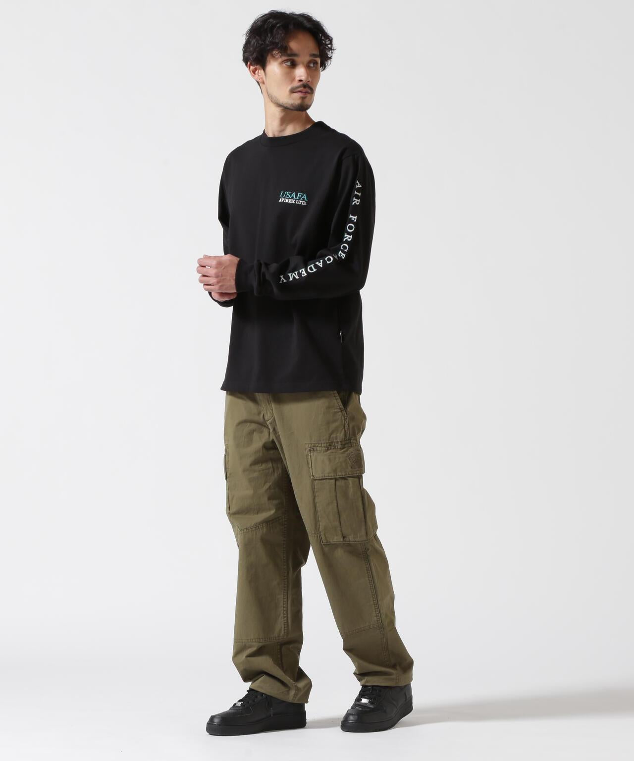 USAFA 刺繡 T 恤 / USAFA 刺繡 長袖T恤 / AVIREX / 阿維雷克斯