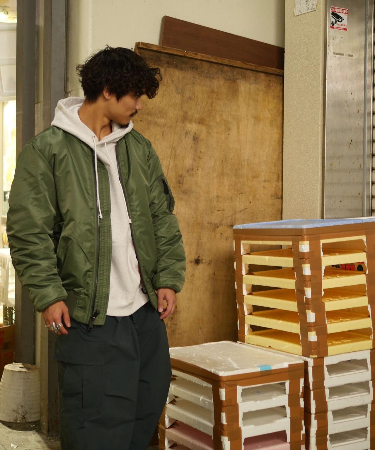 Chaos Fishing Club×AVIREX×BEAVER 聯名MA-1 商業款