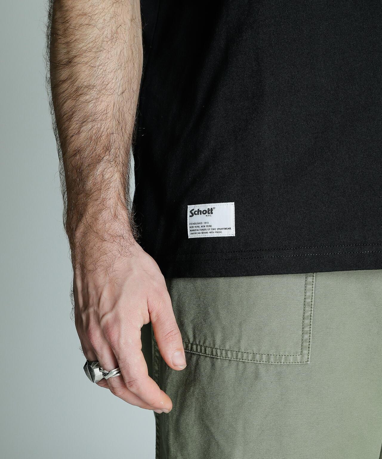 刺繡T恤 衫 Schott NYC