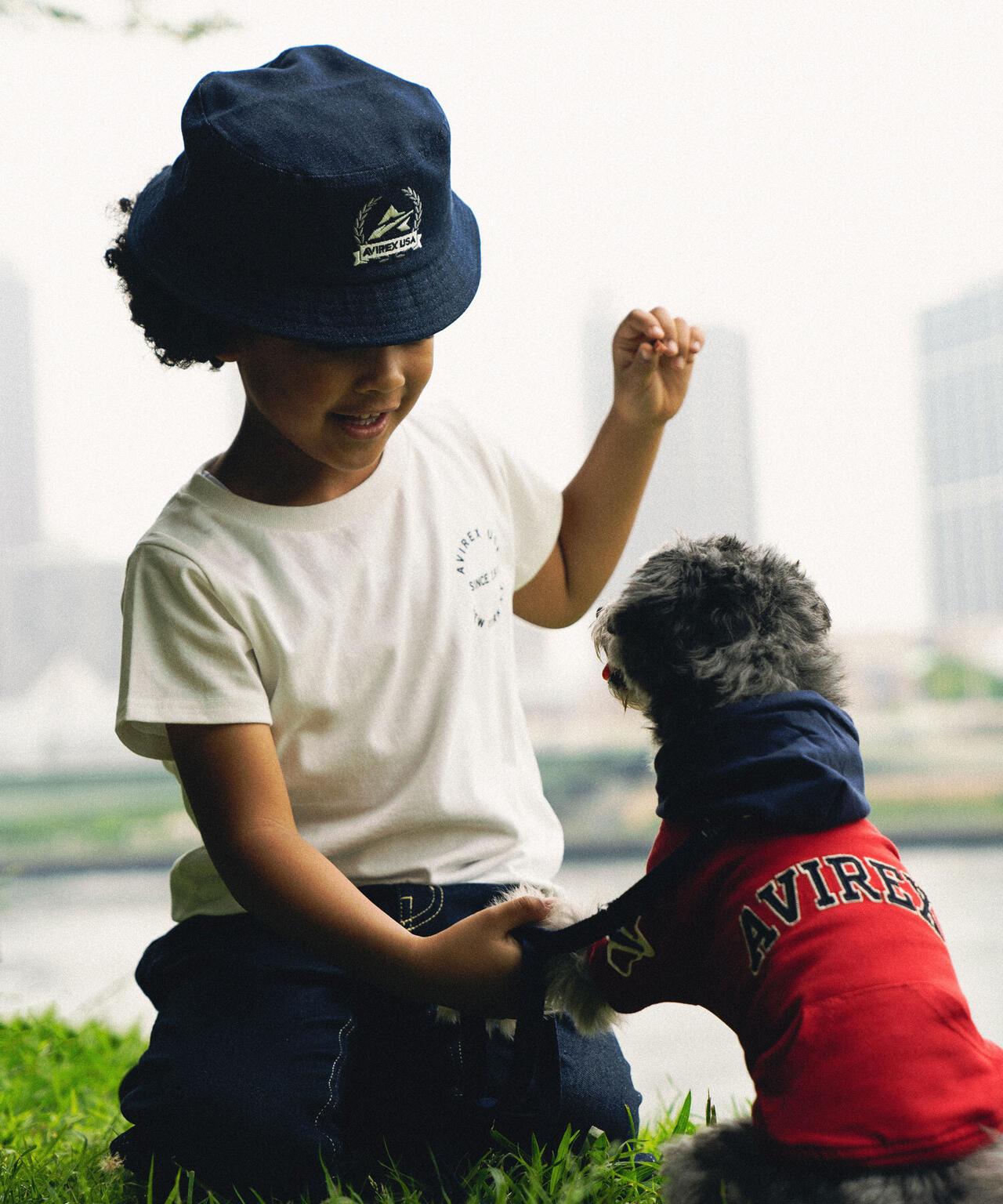 《KIDS》校服T恤/VARSITY T恤/AVIREX / 阿維雷克斯