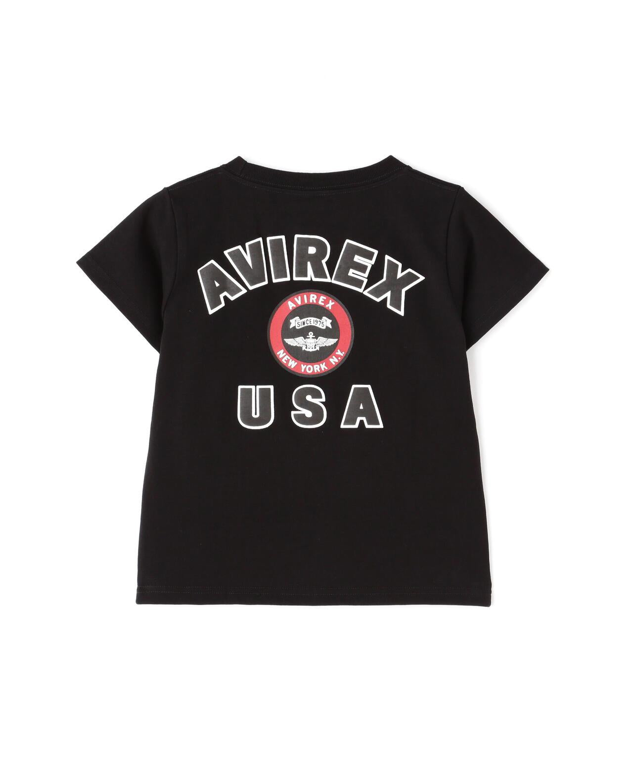 《KIDS》校服T恤/VARSITY T恤/AVIREX / 阿維雷克斯