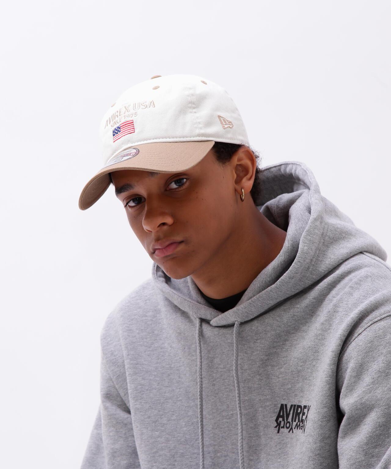 直營店限定/×紐埃拉 球衫帽 美國國旗/ AVIREX×NEW ERA 9TWENTY 球衫帽