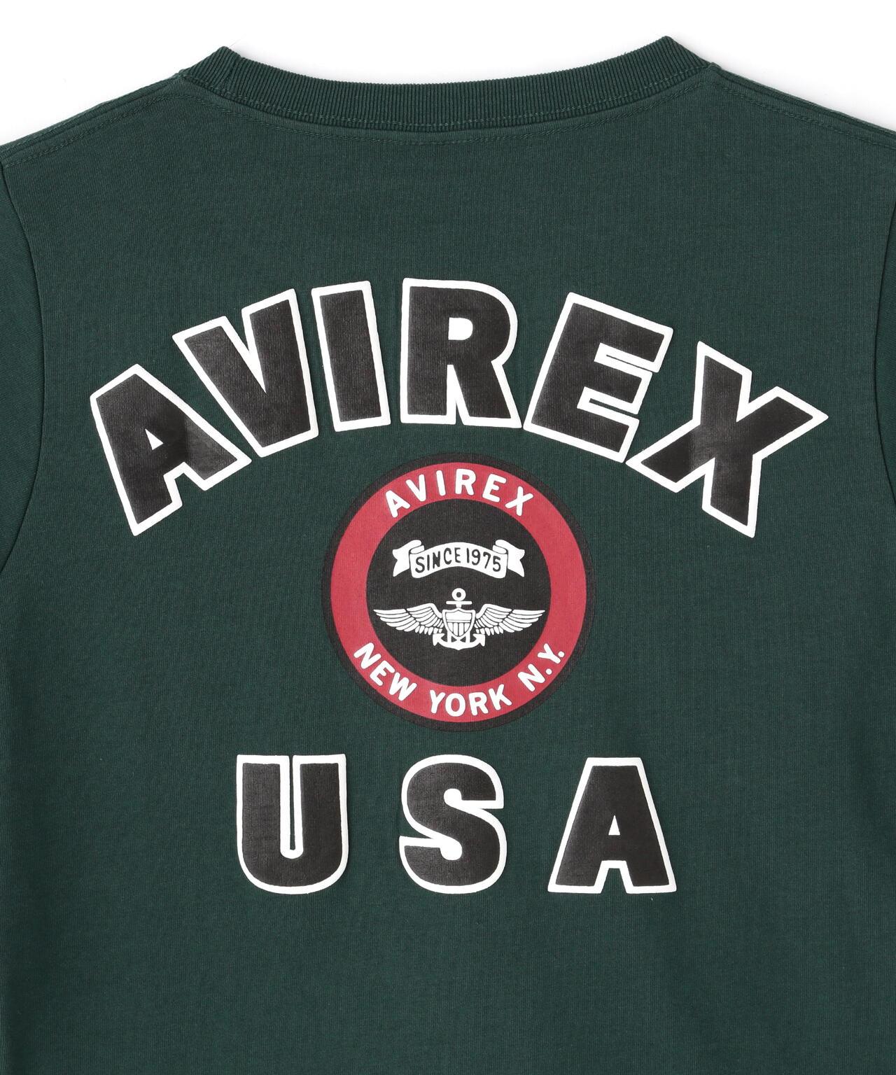 《KIDS》校服T恤/VARSITY T恤/AVIREX / 阿維雷克斯