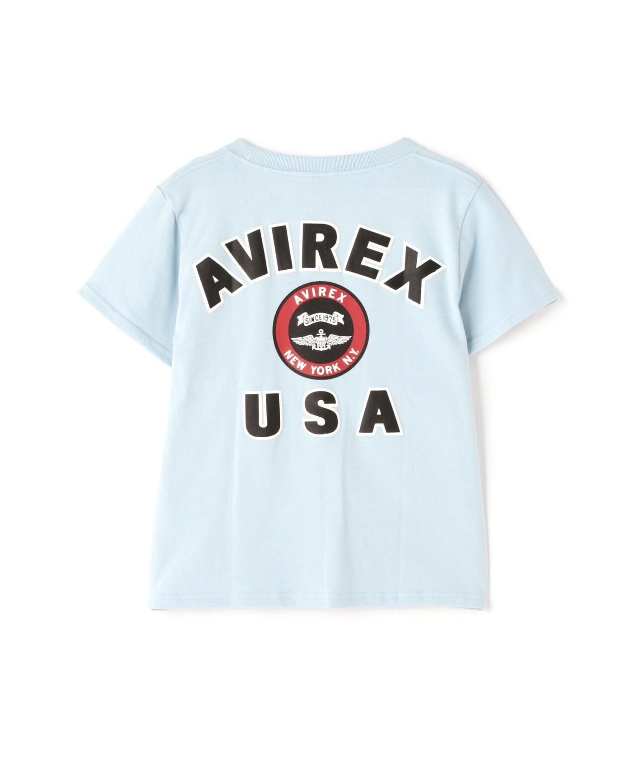《KIDS》校服T恤/VARSITY T恤/AVIREX / 阿維雷克斯