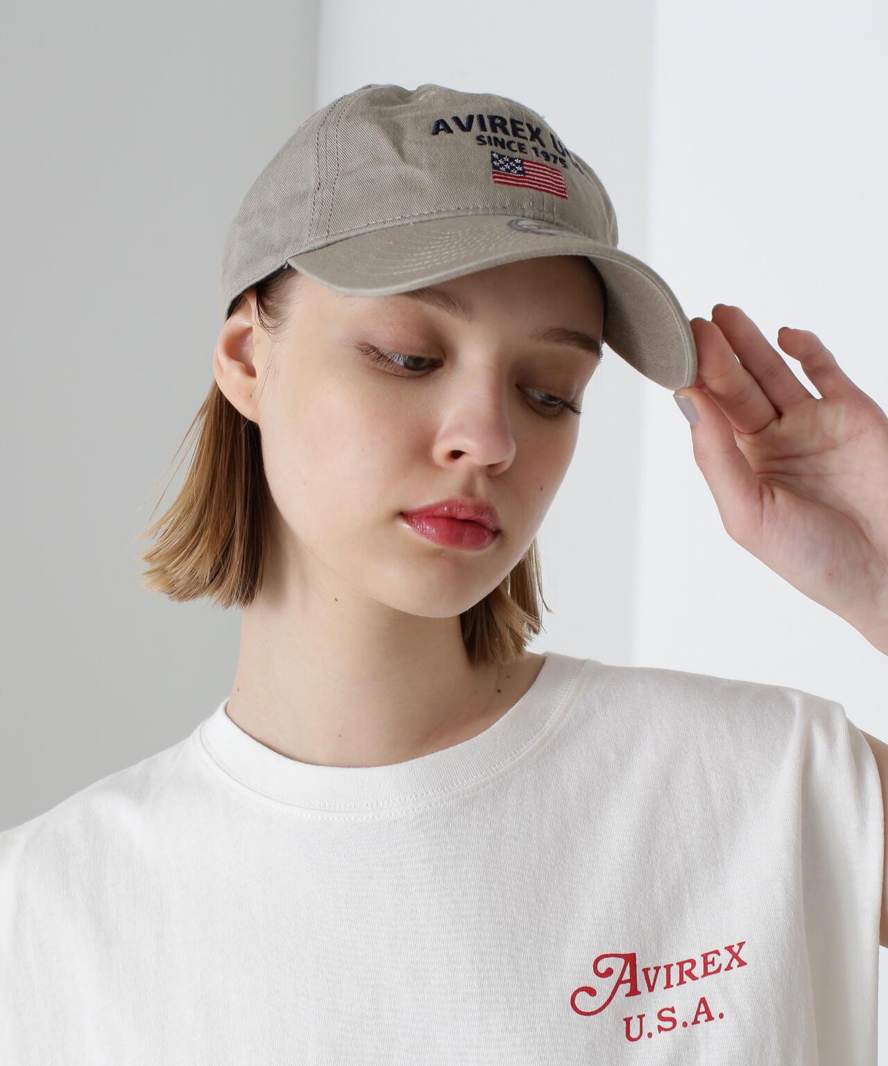 直營店限定/×紐埃拉 球衫帽 美國國旗/ AVIREX×NEW ERA 9TWENTY 球衫帽
