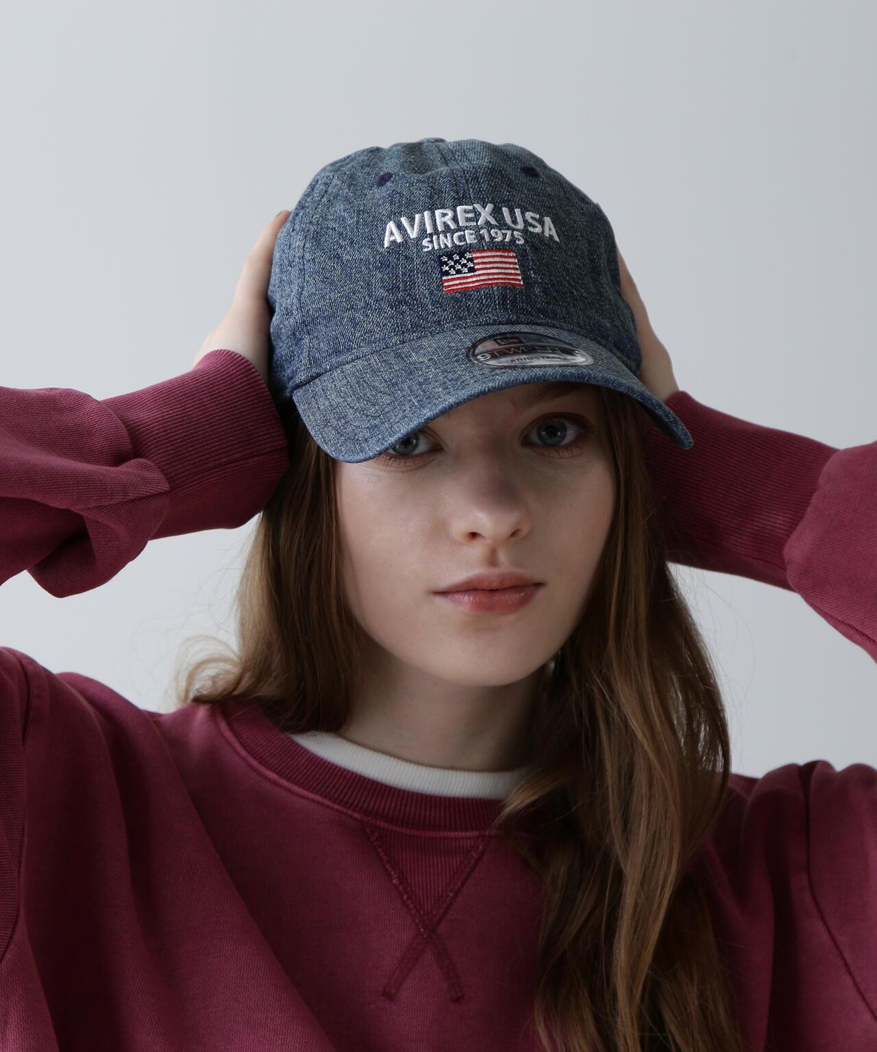 直營店限定/×紐埃拉 球衫帽 美國國旗/ AVIREX×NEW ERA 9TWENTY 球衫帽