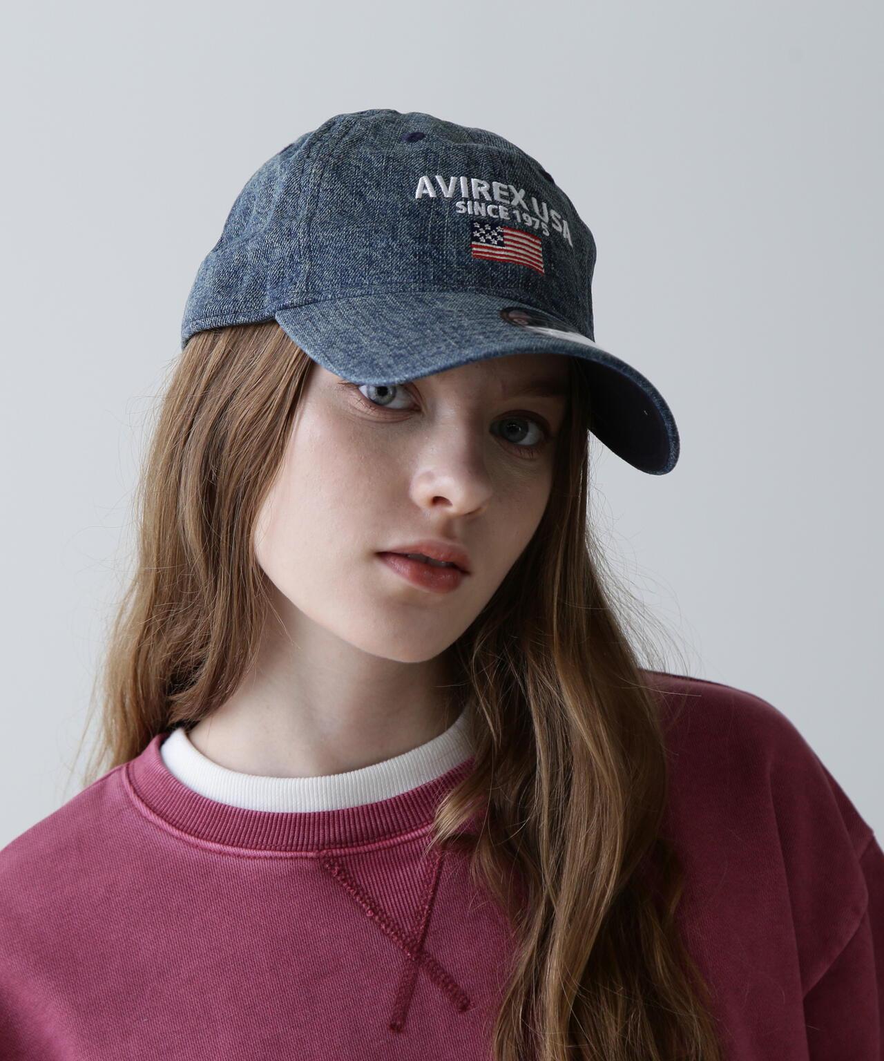 直營店限定/×紐埃拉 球衫帽 美國國旗/ AVIREX×NEW ERA 9TWENTY 球衫帽