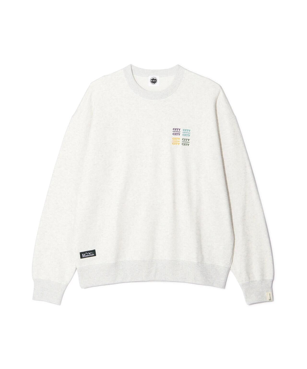 城市鄉村城市×MANASTASH刺繡標誌衛衣