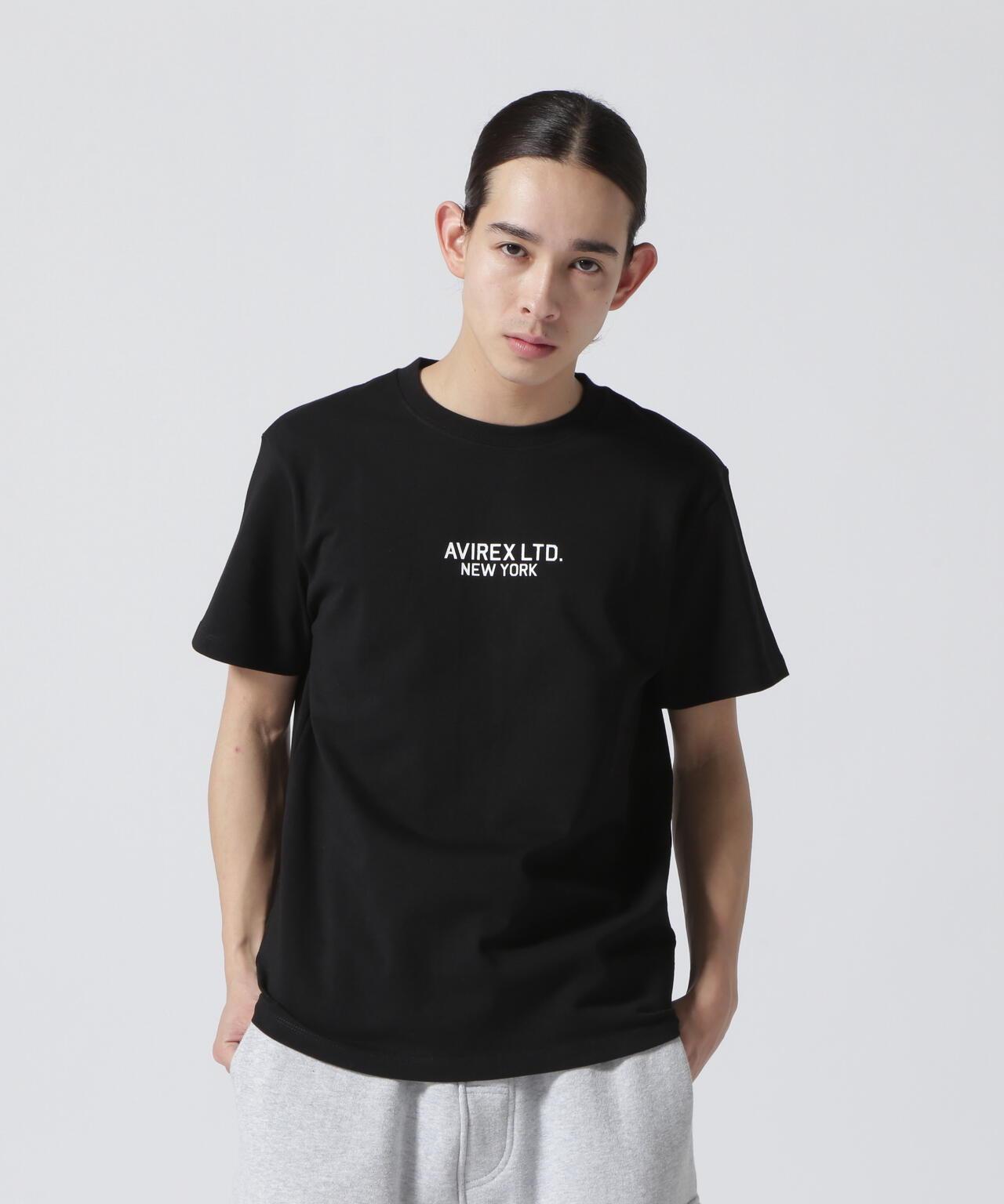 《&DEPOT限定》短袖圓領T恤 'AVIREX LIMITED NY'
