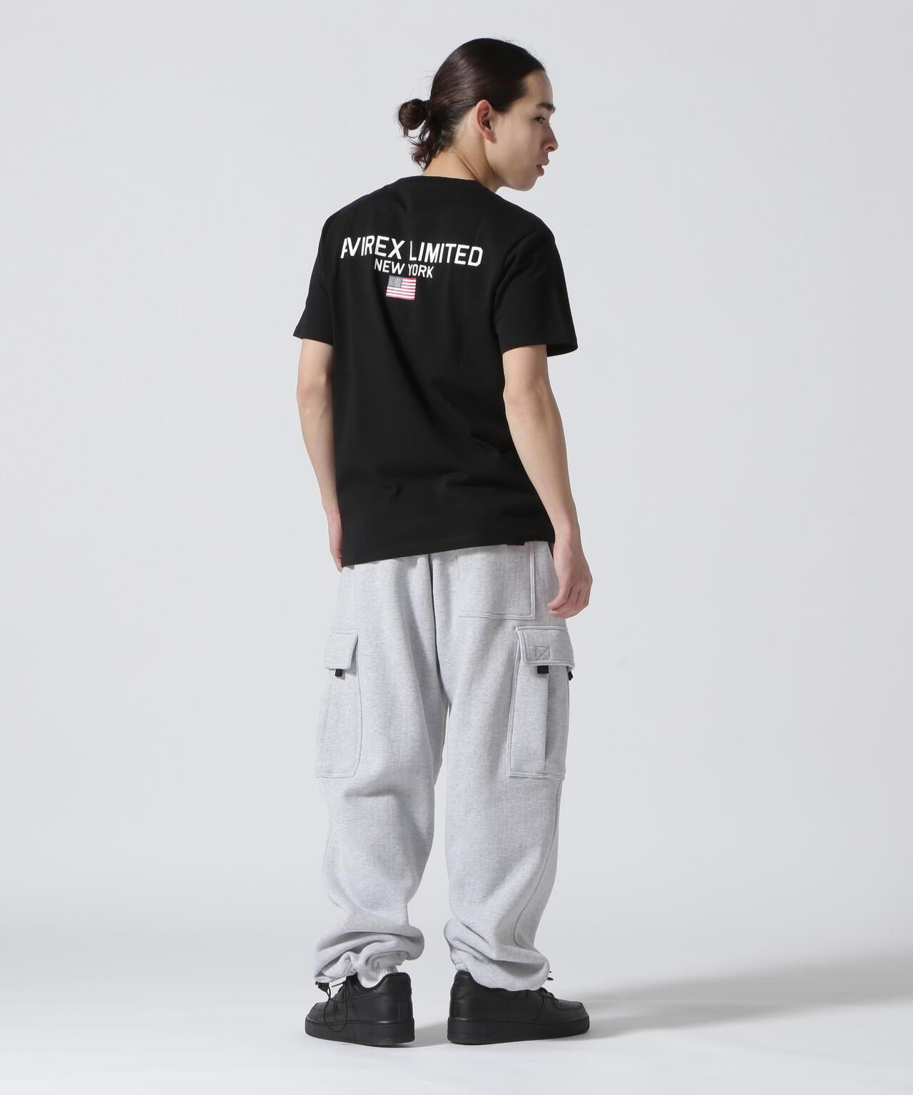 《&DEPOT限定》短袖圓領T恤 'AVIREX LIMITED NY'