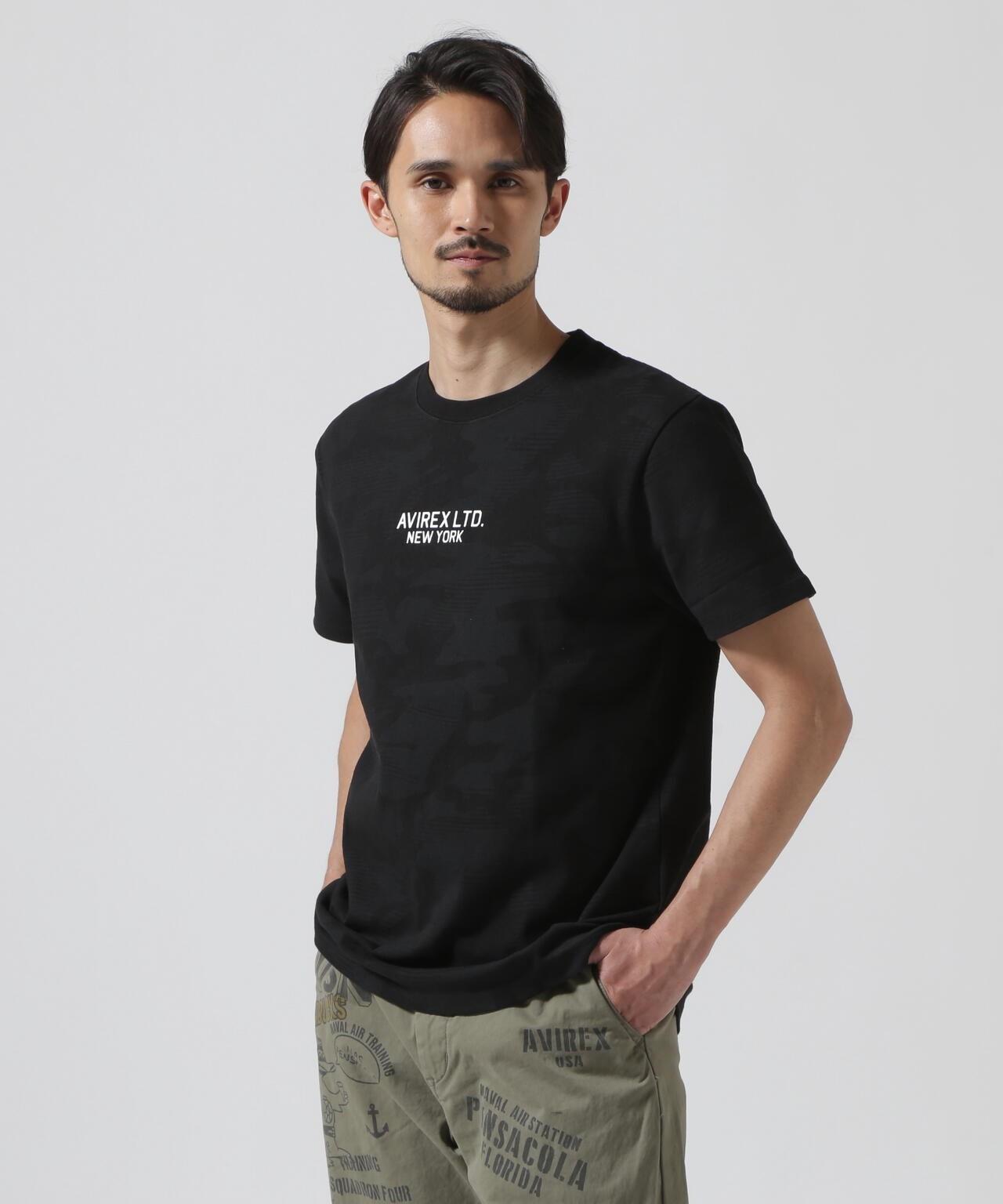 《&DEPOT限定》短袖圓領T恤 'AVIREX LIMITED NY'