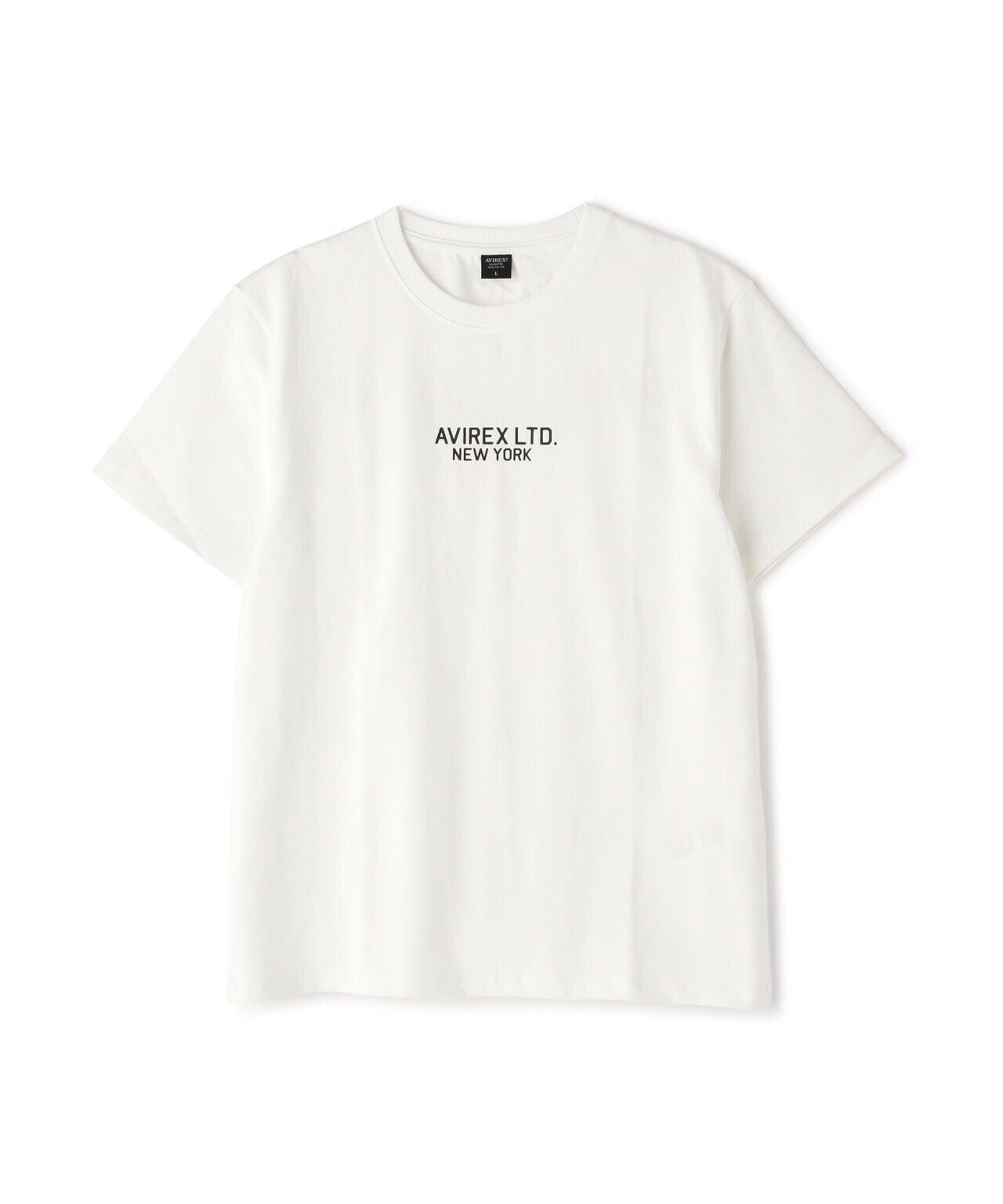 《&DEPOT限定》短袖圓領T恤 'AVIREX LIMITED NY'