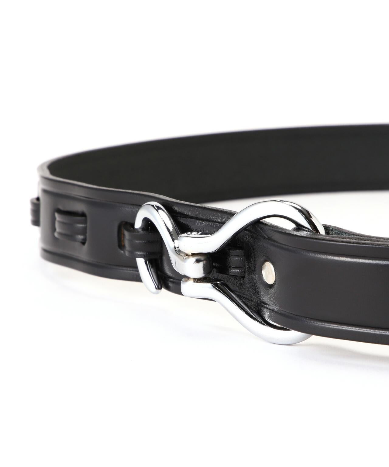 TORY LEATHER 鎳質蹄鏟腰帶