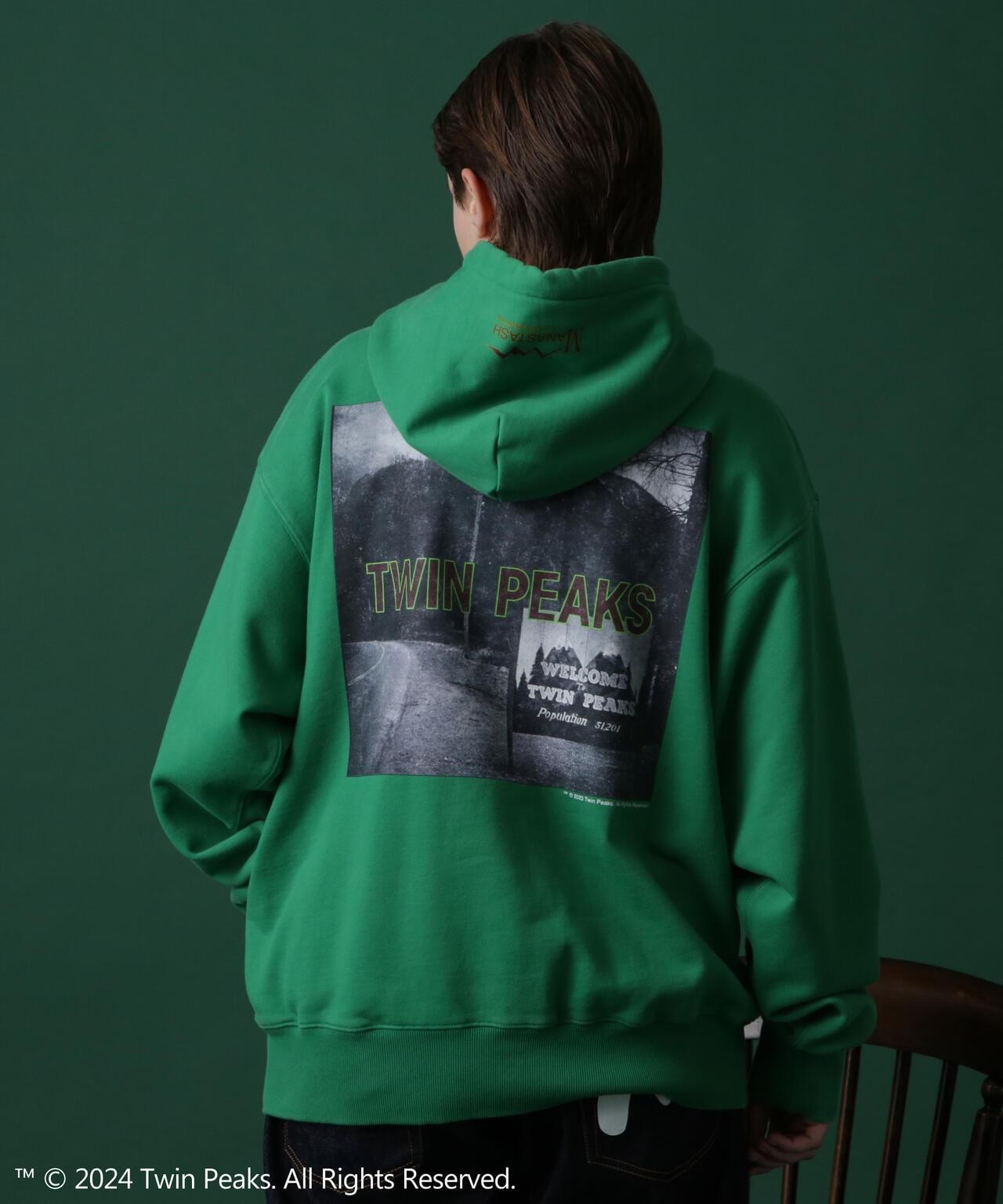 MANASTASH/曼納斯塔什/TWIN PEAKS HOODIE/雙峰帽T恤