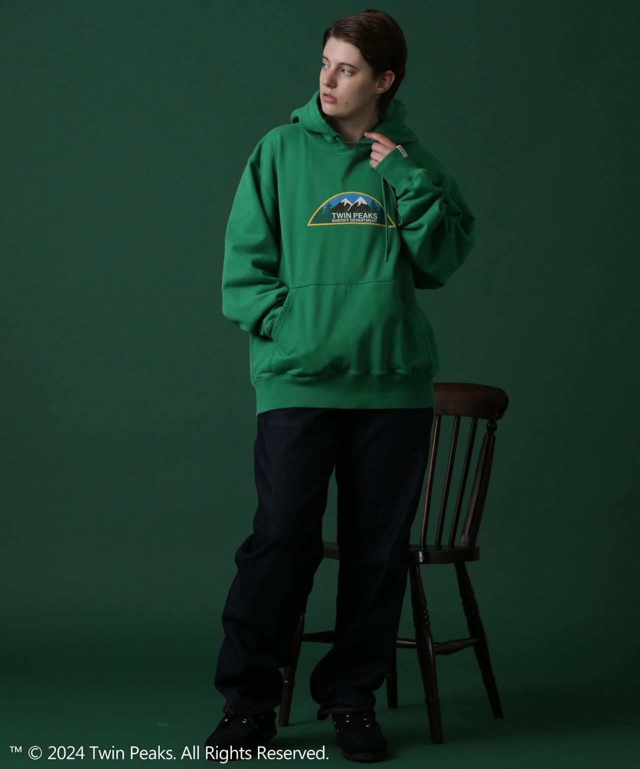 MANASTASH/曼納斯塔什/TWIN PEAKS HOODIE/雙峰帽T恤