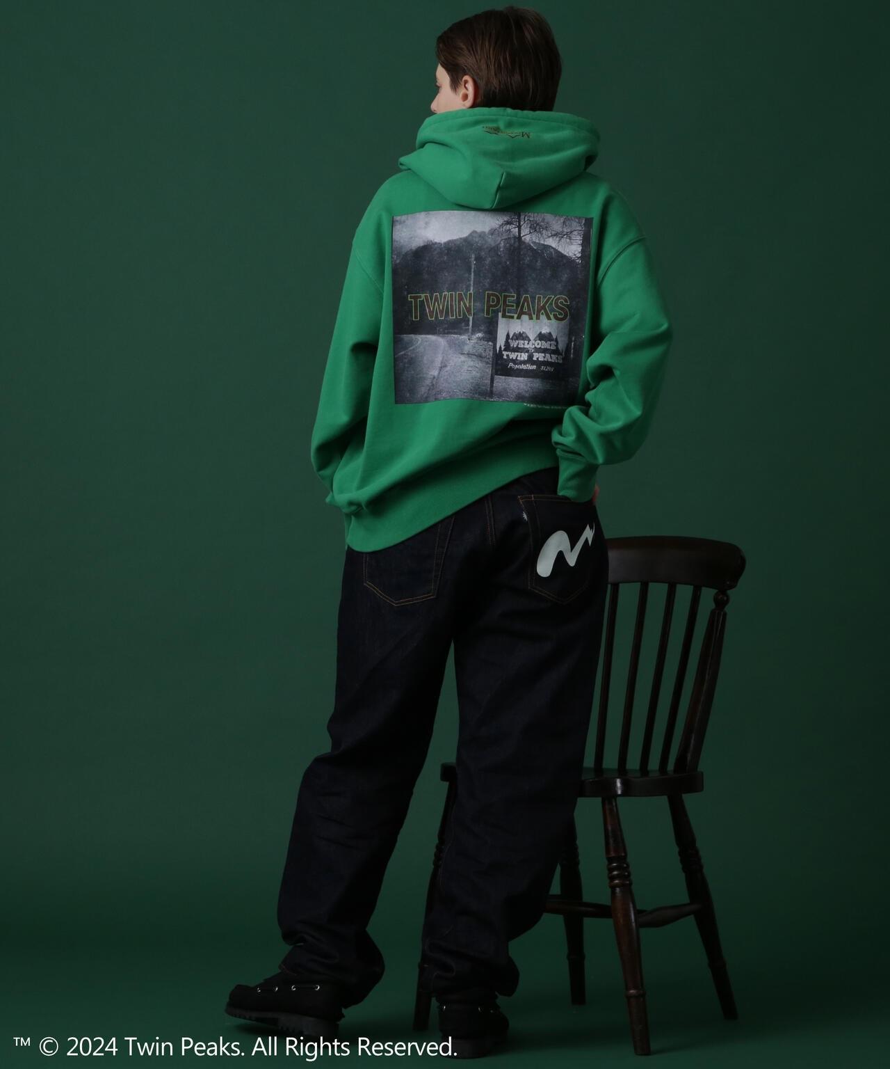 MANASTASH/曼納斯塔什/TWIN PEAKS HOODIE/雙峰帽T恤