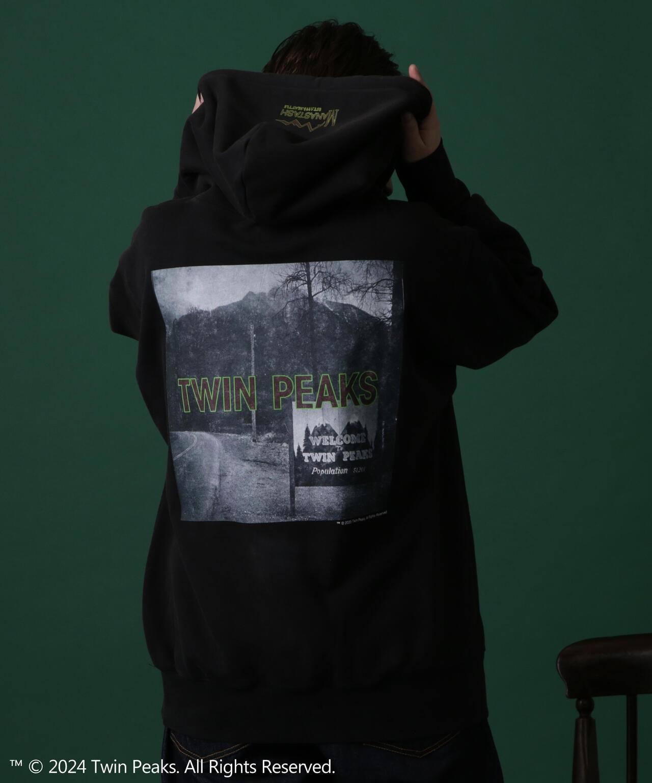 MANASTASH/曼納斯塔什/TWIN PEAKS HOODIE/雙峰帽T恤