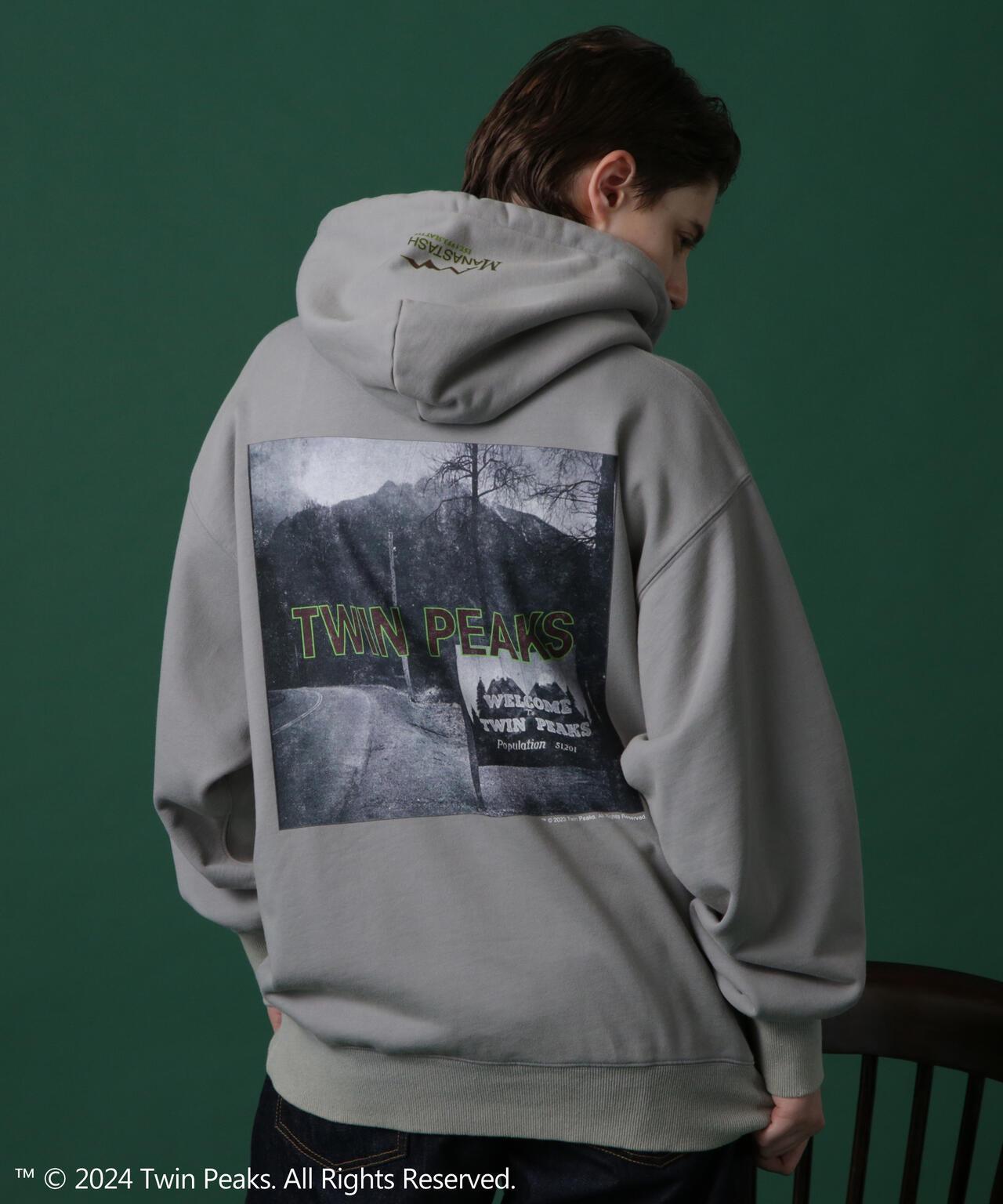 MANASTASH/曼納斯塔什/TWIN PEAKS HOODIE/雙峰帽T恤