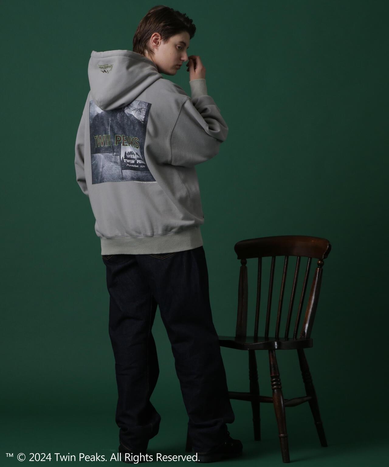 MANASTASH/曼納斯塔什/TWIN PEAKS HOODIE/雙峰帽T恤
