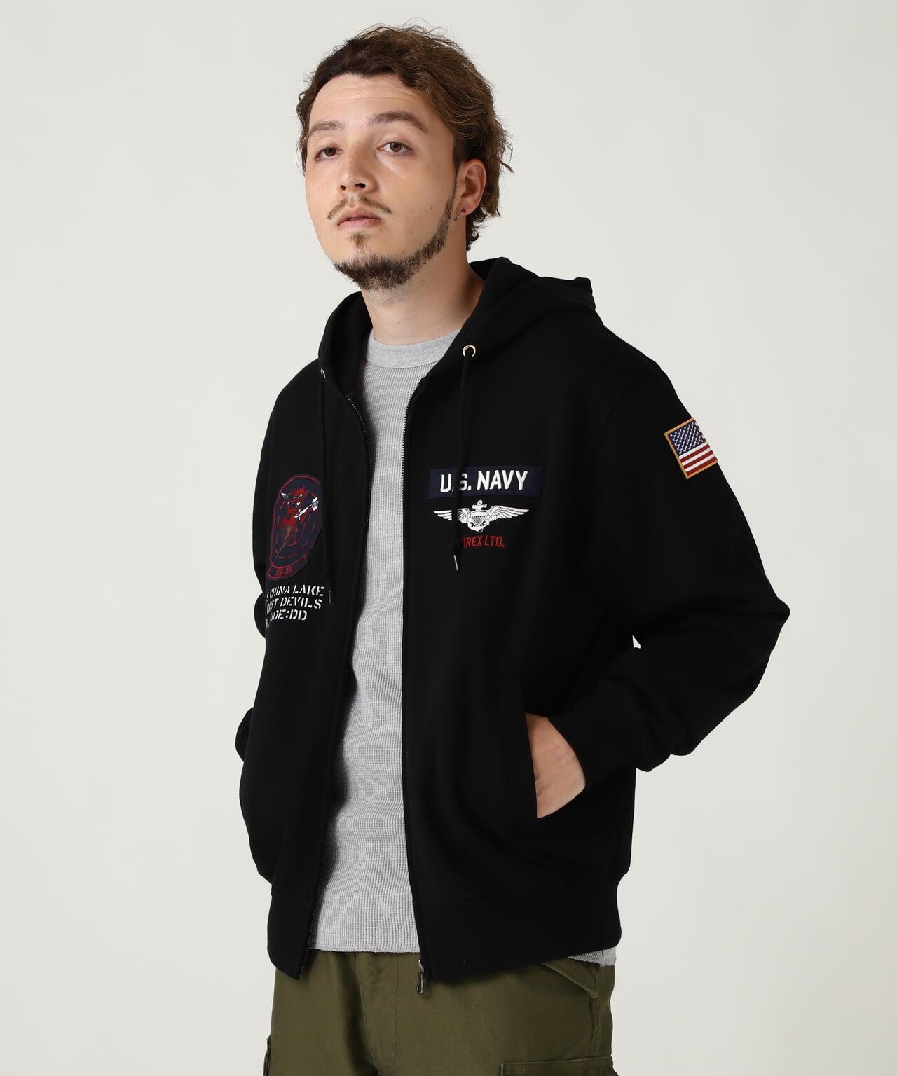 長袖拉鍊連帽夾克 風塵魔鬼