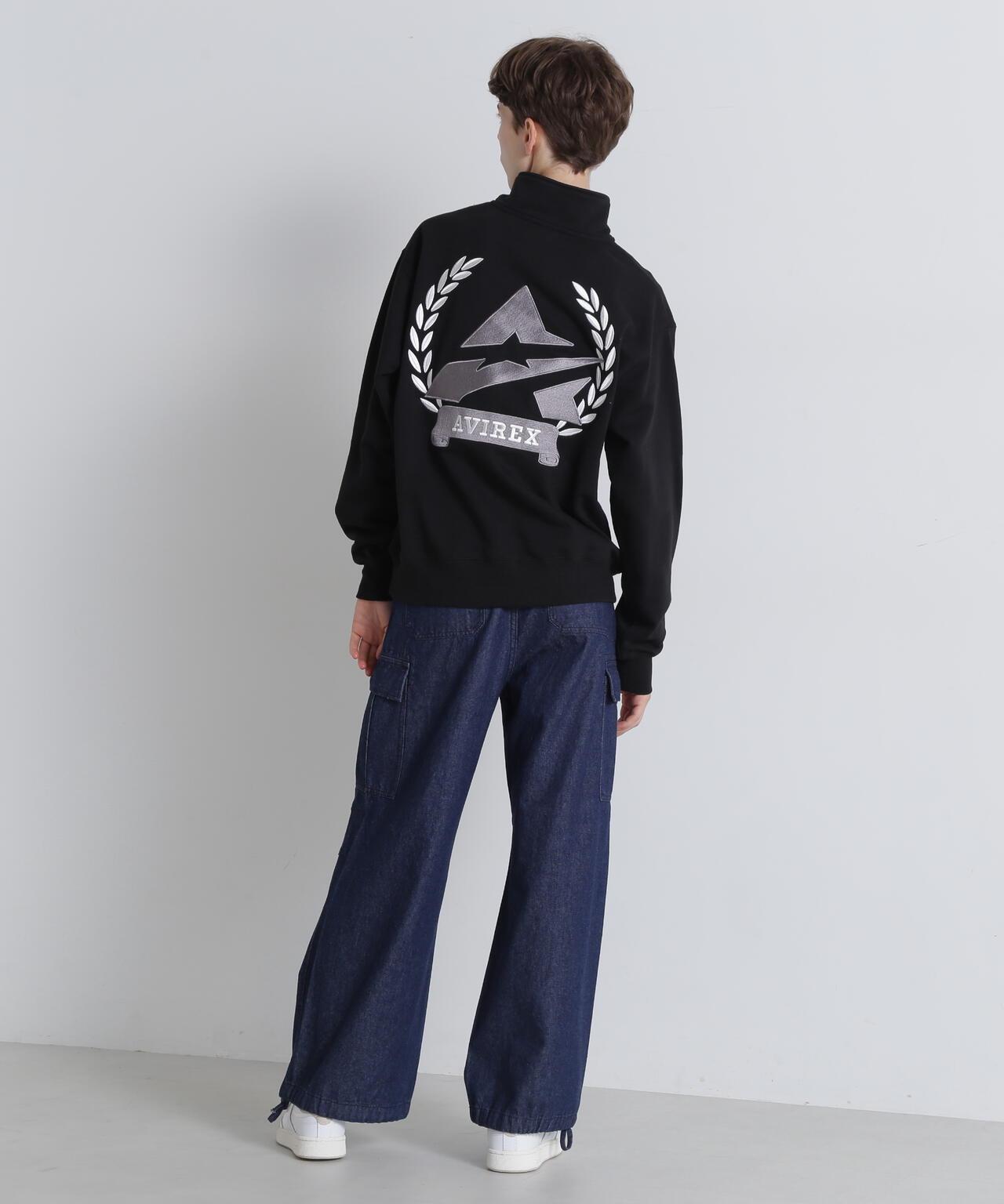 《&DEPOT限定》ASTAR HALFZIP SWEAT / A星 半拉鍊衛衣 / AVIREX / 阿維雷克斯