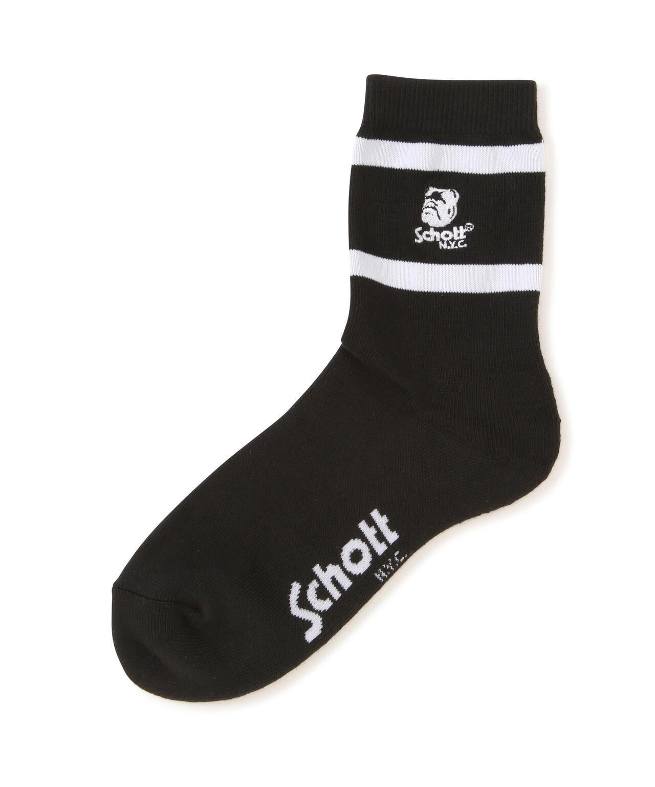 直營限定/HIGT-SOCKS STENCIL BULLDOG/印花牛頭犬高筒襪